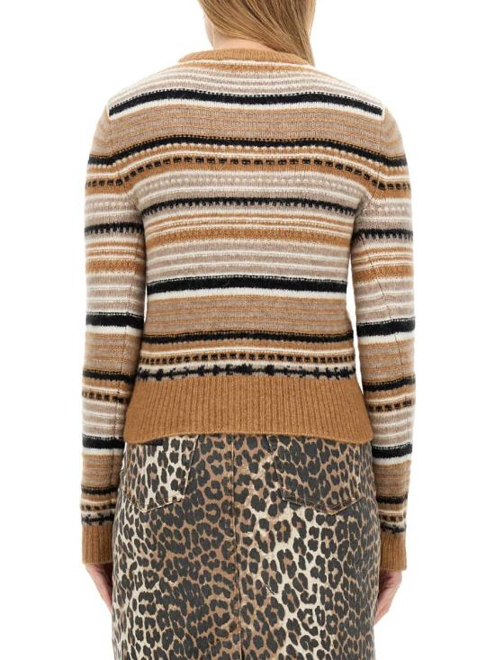 24FW 가니 가디건 K2235 177 Beige - GANNI