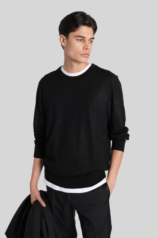 25FW 폴 스미스 스웨터 412381 M1R 238Z P02093 Black - PAUL SMITH