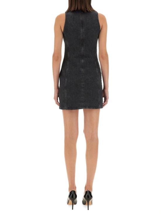 24FW 디젤 숏 원피스 A12071 0CKAH02 Black - DIESEL