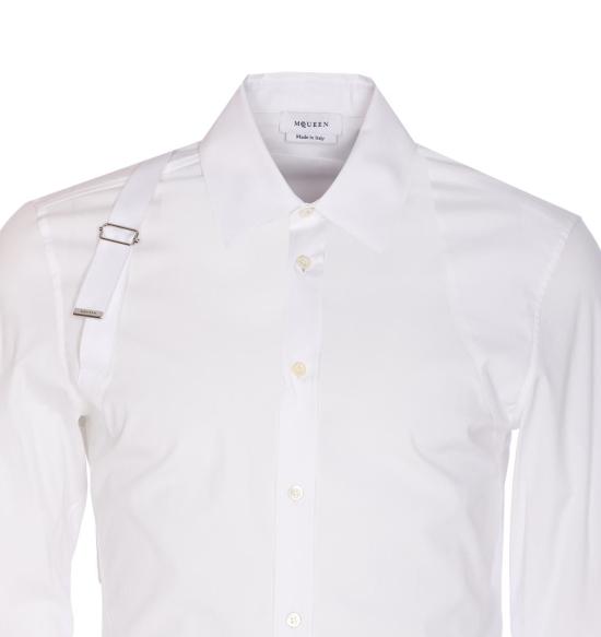 25FW 알렉산더 맥퀸 긴팔 셔츠 828170QNAAB9000 WHITE - ALEXANDER MCQUEEN