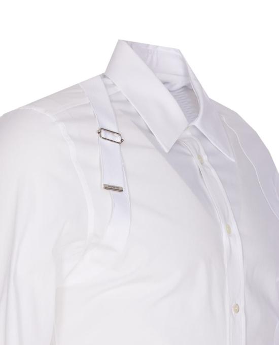 25FW 알렉산더 맥퀸 긴팔 셔츠 828170QNAAB9000 WHITE - ALEXANDER MCQUEEN