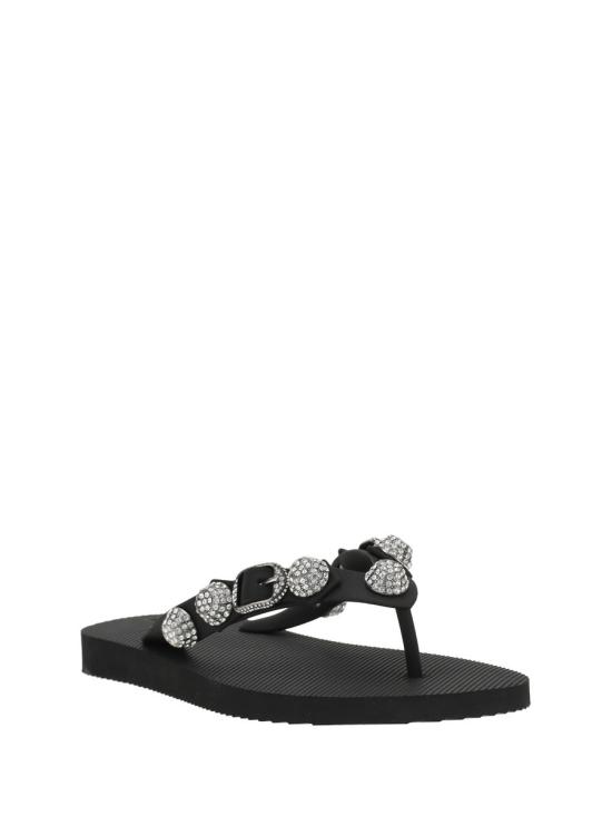 25SS 발렌시아가 플랫 슈즈 784853W1TA81010 BLACK