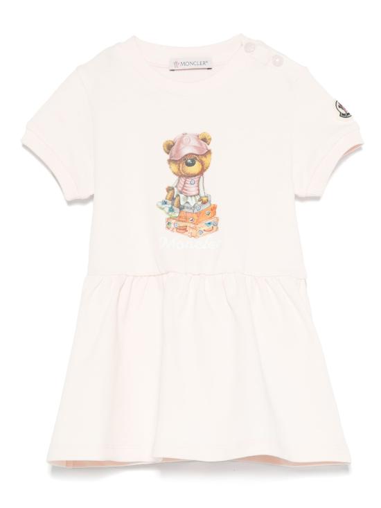 25SS [키즈] 몽클레어 원피스 9518I000 01 899AR529 Bianca rosa