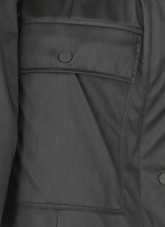 25SS 레인스 코트 RA18130 CURVE W JACKETBLG Black - RAINS