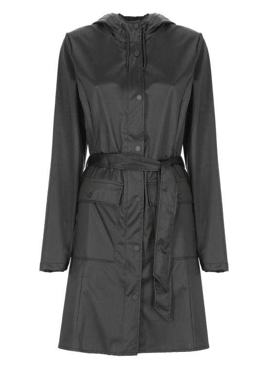 25SS 레인스 코트 RA18130 CURVE W JACKETBLG Black