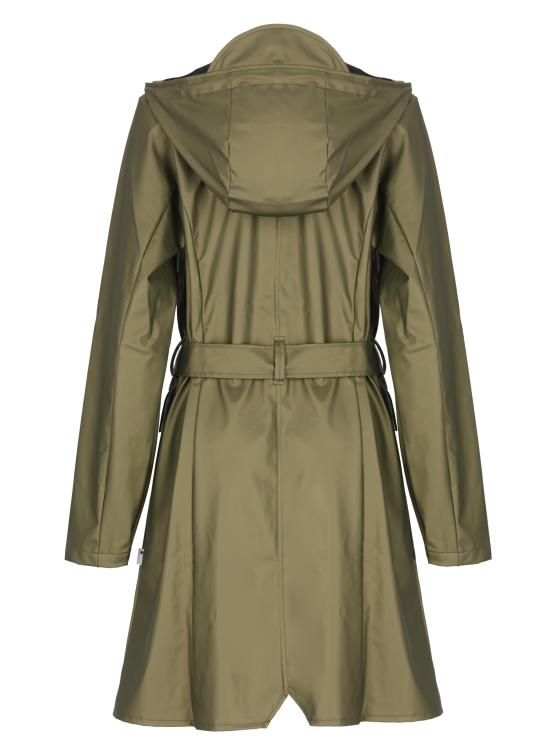 25SS 레인스 코트 RA18130 CURVE W JACKETRVL Green - RAINS