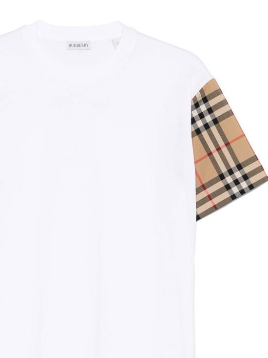 25SS 버버리 후드 티셔츠 8073029 X White - BURBERRY