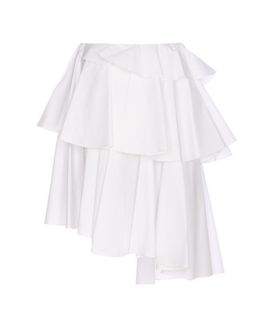 25SS 알라이아 미디 스커트 AA9J2313T611A 000 White - ALAIA