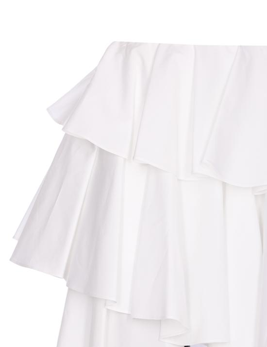 25SS 알라이아 미디 스커트 AA9J2313T611A 000 White - ALAIA