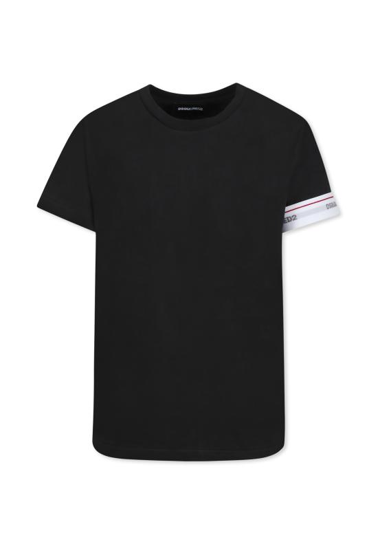 25SS [키즈] 디스퀘어드2 티셔츠 DQ2480 D008J D2UT7U DQ900 BLACK