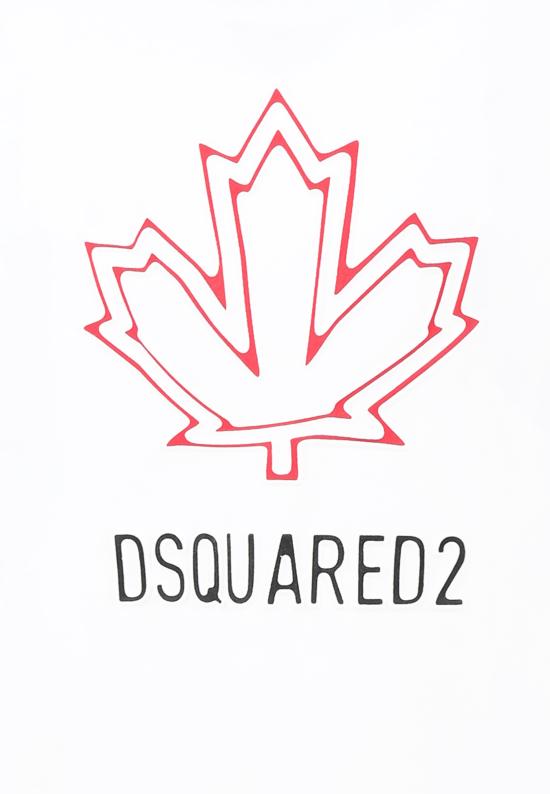 25SS [키즈] 디스퀘어드2 티셔츠 DQ2770 D0015 D2T1134U DQ100 WHITE - DSQUARED2