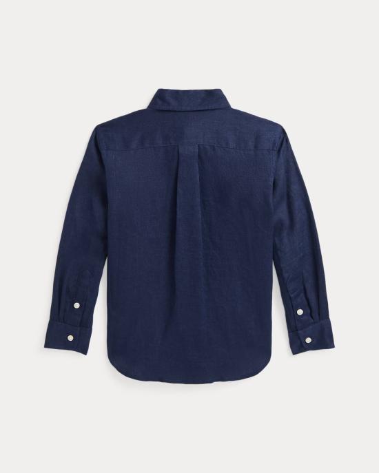 25SS [키즈] 폴로 랄프로렌 셔츠 322967600 004NEWPORT NAVY Newport navy - POLO RALPH LAUREN