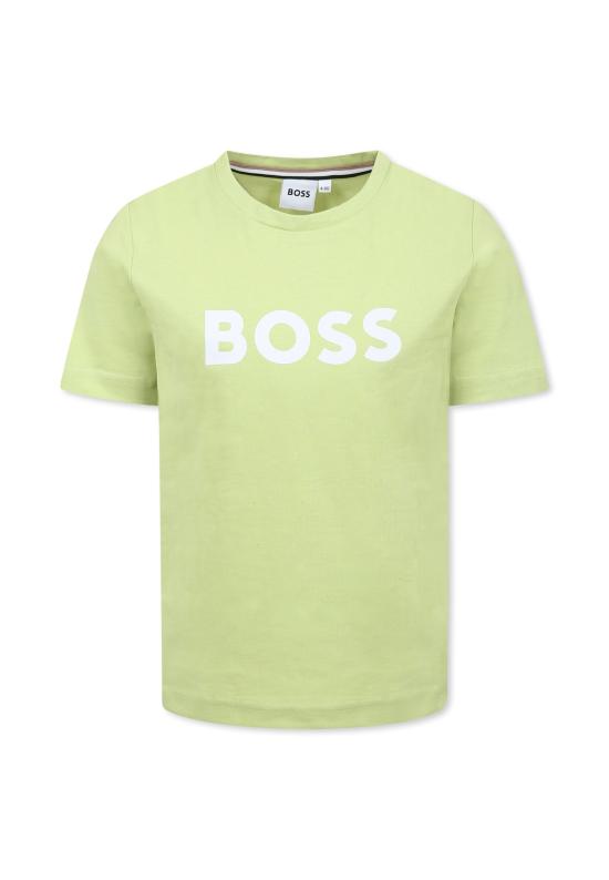 25SS [키즈] 보스 티셔츠 J52030 607 GREEN
