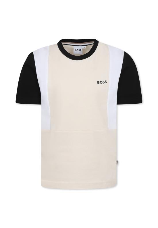 25SS [키즈] 보스 티셔츠 J52039 21C BEIGE
