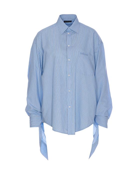 25SS 발렌시아가 셔츠 830990 TSO253965 Blue