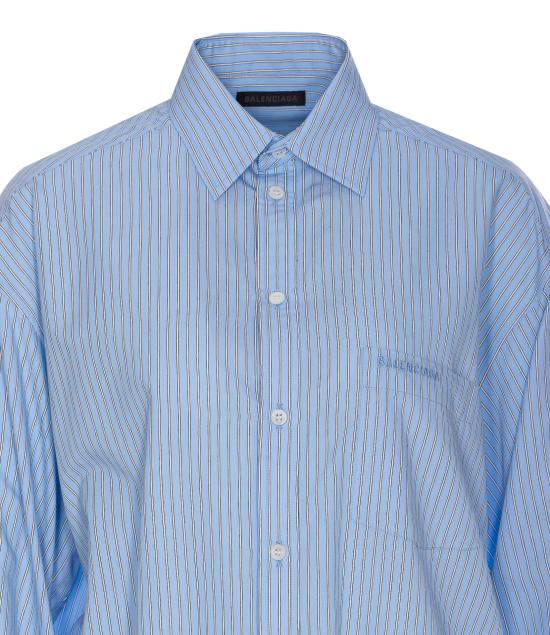 25SS 발렌시아가 셔츠 830990 TSO253965 Blue - BALENCIAGA