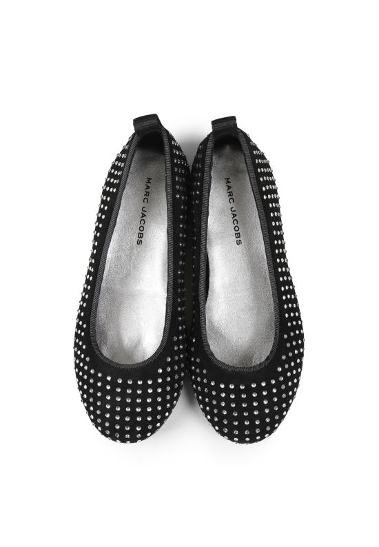 25SS [키즈] 마크제이콥스 플랫 슈즈 W60401 09B BLACK - MARC JACOBS