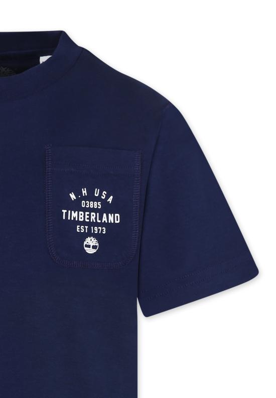 25SS [키즈] 팀버랜드 티셔츠 T60435 84N BLUE - TIMBERLAND