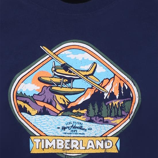 25SS [키즈] 팀버랜드 티셔츠 T60433 84N BLUE - TIMBERLAND