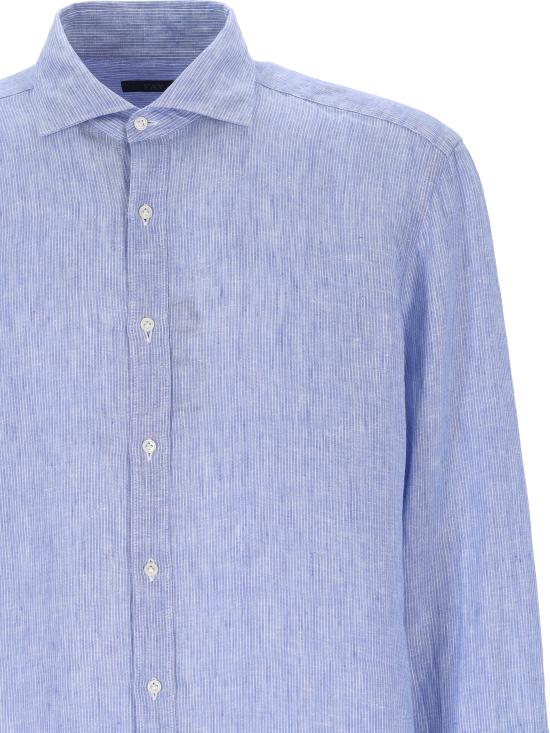 25SS 페이 긴팔 셔츠 NCMA150259L XADU817 Light Blue - FAY