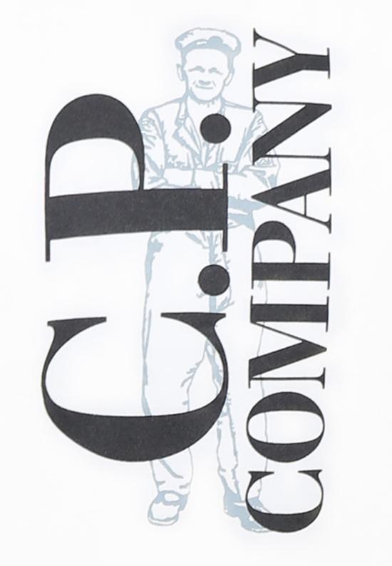 25SS [키즈] 씨피 컴퍼니 티셔츠 CNM00L LAA17 10135 WHITE - C.P. COMPANY