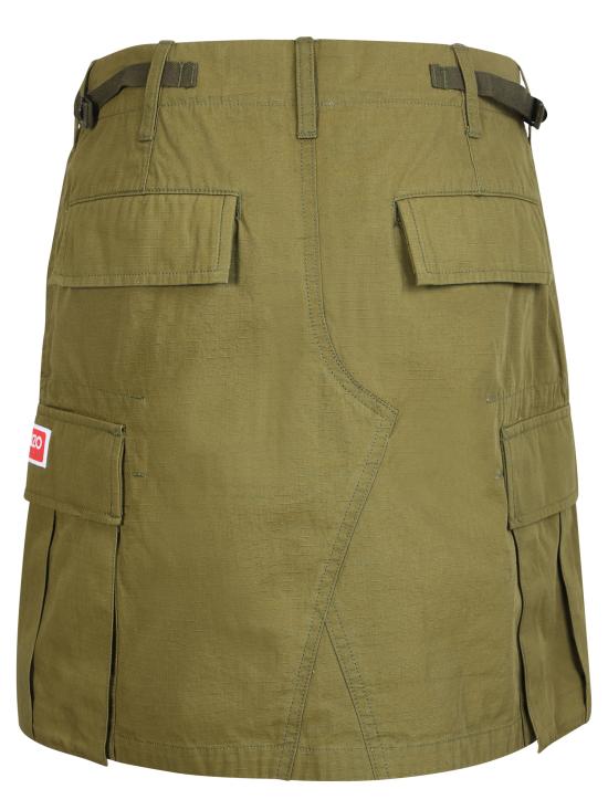  겐조 숏 스커트 FD52JU196 9DD 50 Green - KENZO