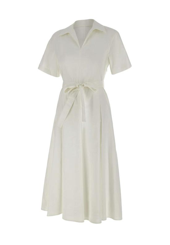 25SS 띠어리 롱 원피스 P0303611 100 White