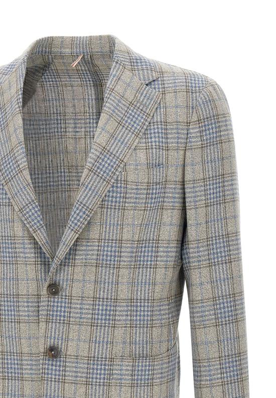 25SS 산탄젤로 수트 자켓 Q3799M 15C Blue - SANTANGELO