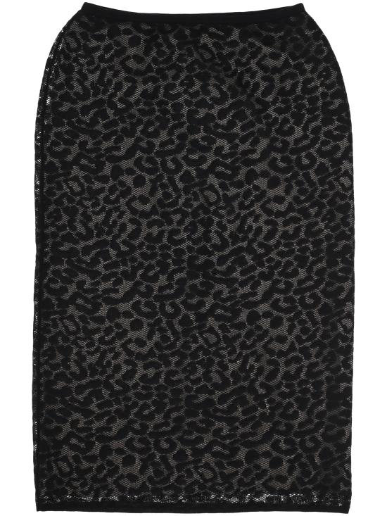 25SS 띠어리 미디 스커트 O1014705 001 Black