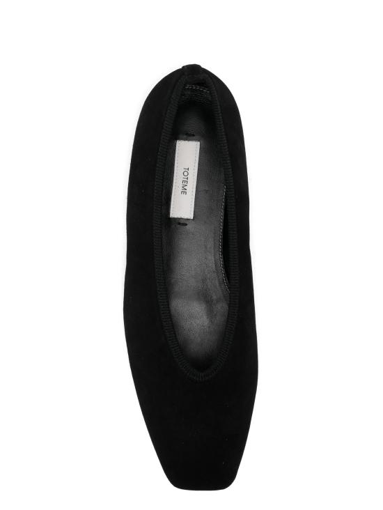 25SS 토템 플랫 슈즈 252WAS0218LE0012 Black - TOTEME