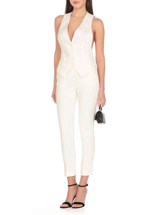 25SS 엘리자베타프랜치 베스트 GL00552E2 360 Ivory - ELISABETTA FRANCHI