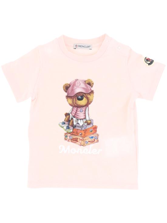 25SS [키즈] 몽클레어 티셔츠 9518C000 05 89AUM529 Pink