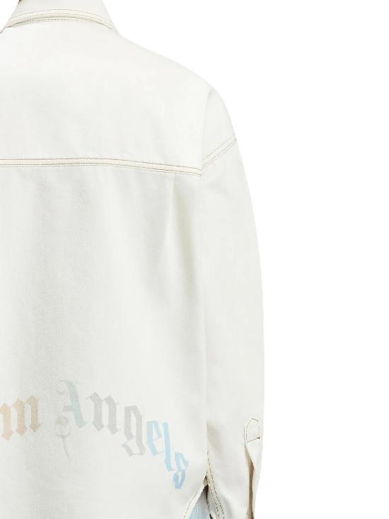 25SS 팜앤젤스 셔츠 PWYD023S25DEN001 0384 Beige - PALM ANGELS