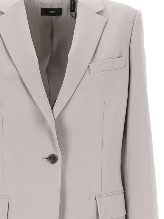 25SS 띠어리 수트 자켓 J0709113 B6M Platinum - THEORY