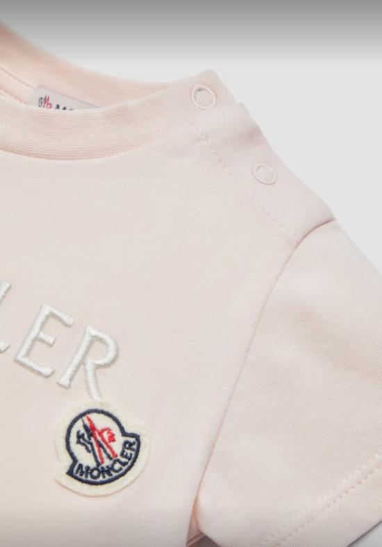 25SS [키즈] 몽클레어 티셔츠 9518C000 06 89AUM529 Pink - MONCLER