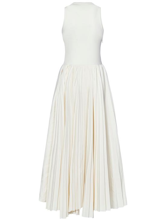 25SS 알렉산더 맥퀸 롱 원피스 814517QLAED 9015 White - ALEXANDER MCQUEEN