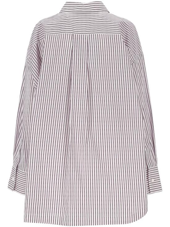 25SS 디 아티코 셔츠 250WCH00004 871 WHITE PURPLE - THE ATTICO