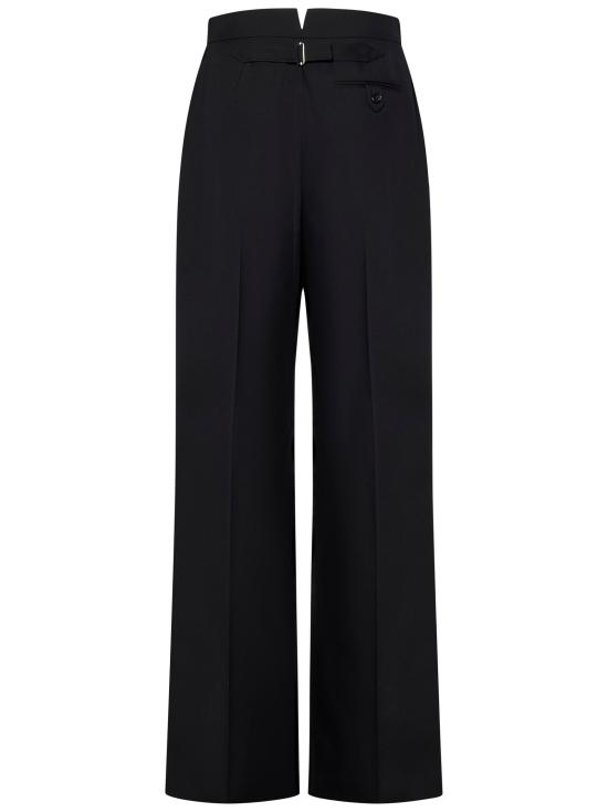 25SS 알렉산더 맥퀸 스트레이트 팬츠 830005QJADK 1000 Black - ALEXANDER MCQUEEN