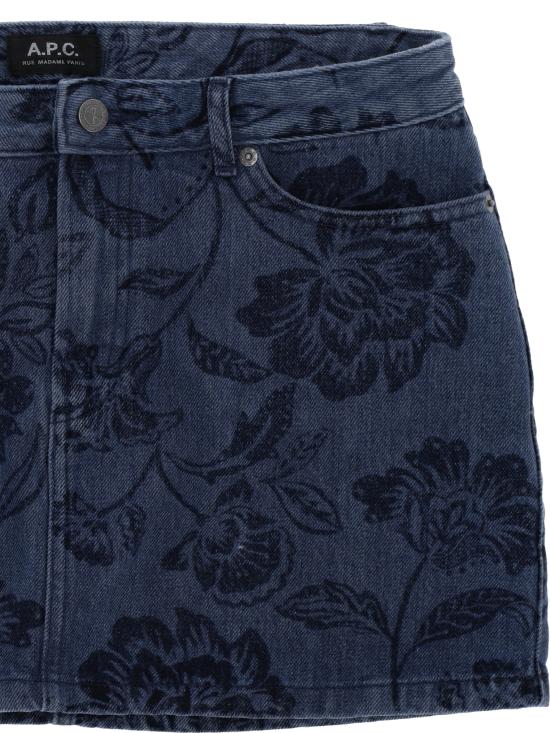 25SS 아페쎄 데님 스커트 COHGQF06093 IAL INDIGO DELAVE - A.P.C.