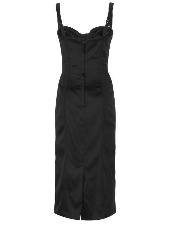 25SS 돌체앤가바나 미디 원피스 F6DIHT FURADN0000 Black - DOLCE & GABBANA