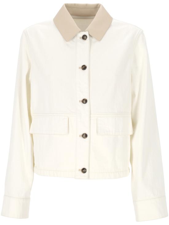 25SS 이브살로몬 데님 자켓 25EYV04155DECO C10 White