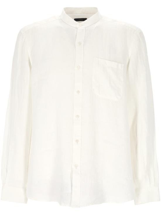 25SS 페이 긴팔 셔츠 NCMA150266L XACB001 White