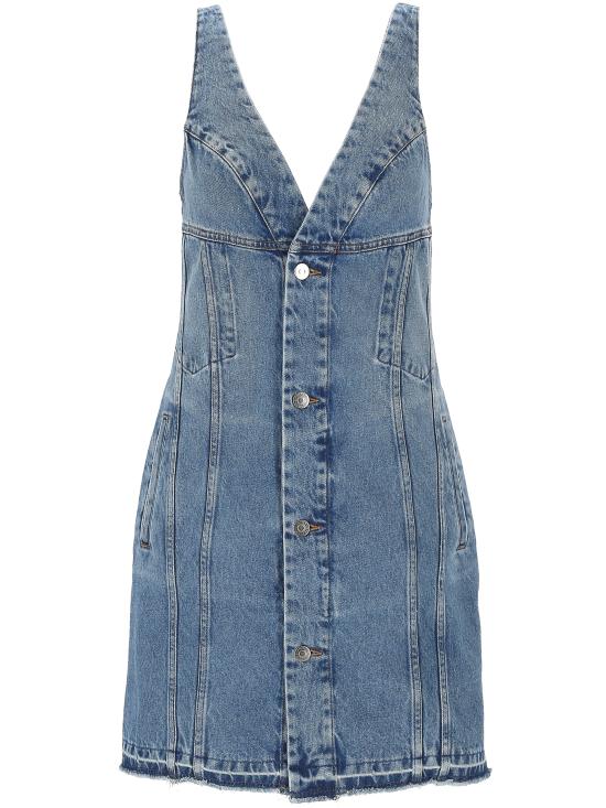 25SS 스텔라 맥카트니 숏 원피스 6D0355 3SQH054590 Vintage blue