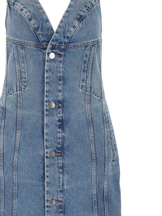 25SS 스텔라 맥카트니 숏 원피스 6D0355 3SQH054590 Vintage blue - STELLA MCCARTNEY