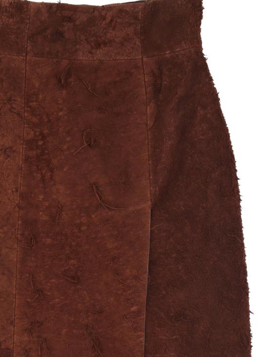 25SS 알렉산더 맥퀸 롱 스커트 817925 Q5AOR2123 Brown - ALEXANDER MCQUEEN