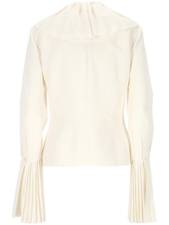 25SS 알렉산더 맥퀸 블라우스 818373 QEAF29015 White - ALEXANDER MCQUEEN