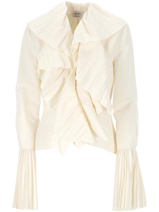 25SS 알렉산더 맥퀸 블라우스 818373 QEAF29015 White