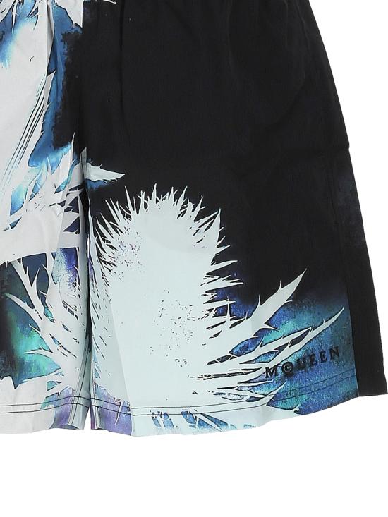 25SS 알렉산더 맥퀸 스윔팬츠 816833 4419Q1078 Black ivory - ALEXANDER MCQUEEN