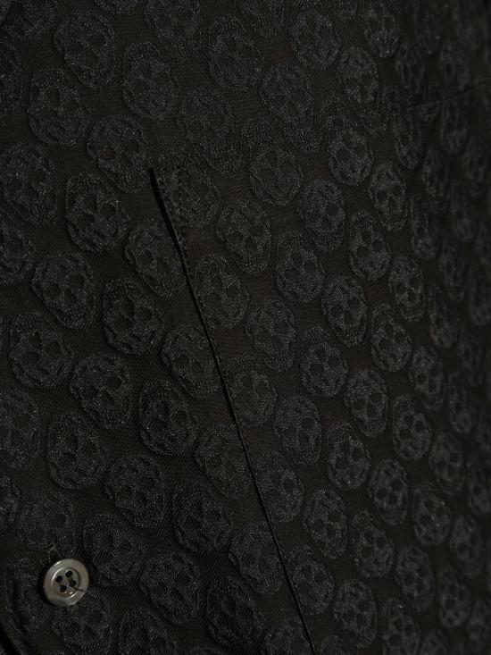 25SS 알렉산더 맥퀸 반팔 셔츠 814693 QRABU1010 Black - ALEXANDER MCQUEEN