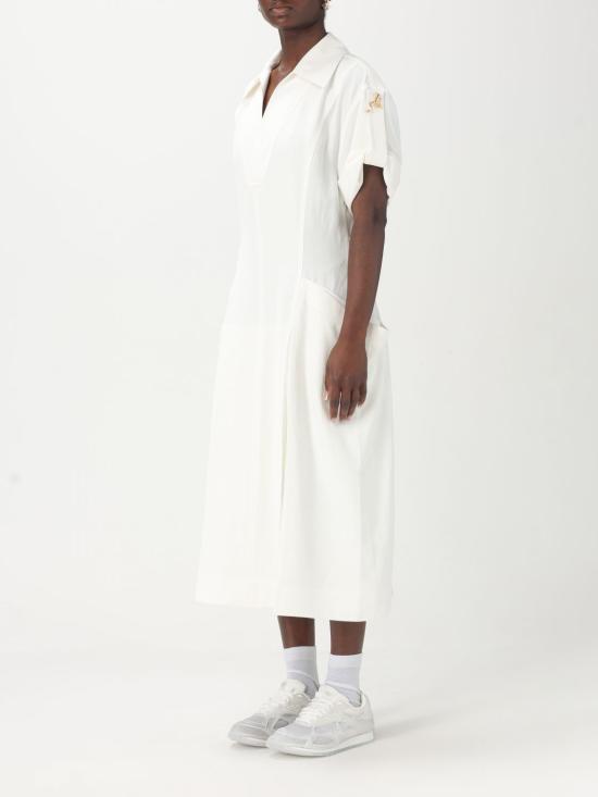 25FW 보테가베네타 롱 원피스 820007V3OZ0 9071 White - BOTTEGA VENETA